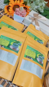 ชาใบมะละกอ Papaya Leaf Herbal Tea ออกใบกำกับได้ สินค้าดีจาก OTOP บรรจุ 12 ซองชา ซองน้ำตาล