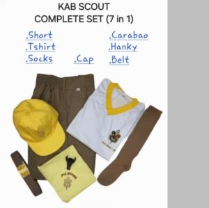 7in1 Kab Scout Set  T-shirt / short/ w/ Accessories