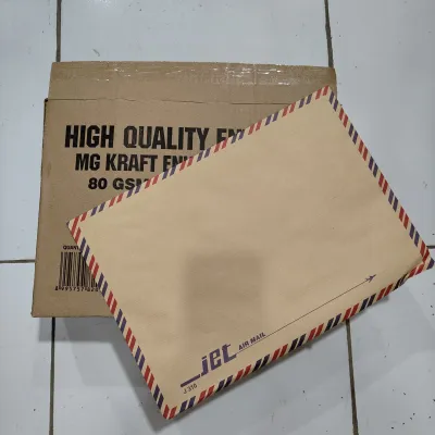 10 Lembar Amplop Coklat Tali 310 F4 Folio / Map Lamaran Kerja