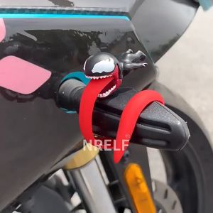 Dekorasi Sepeda Motor Lucu Venom USB Cable Wire Data Line Holder Car Motorcycle Accessories Cable Car Toy Decoration