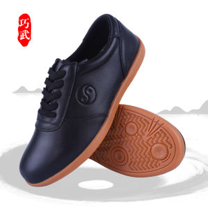 รองเท้าไทเปเต่าสำหรับฤดูใบไม้ผลิและฤดูใบไม้ร่วง ฤดูหนาว รองเท้าฝึกซ้อมกังฟูสำหรับผู้ชายและผู้หญิง รองเท้าฝึกซ้อมไทเปเต่า หนังแท้ ด้านล่างทำจากยาง