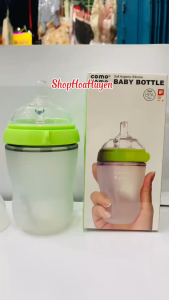 Bình Sữa Comotomo Silicone Cổ Rộng Siêu mềm 250ml