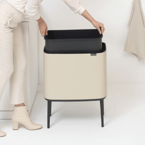 brabantia | Touch Home Kitchen Luxury Covered High Trash Can