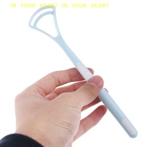 【X】Tongue Coating Cleaning Brush 2PCS Tongue Cleaner Scraper Tongue Scraper For Kids Gentle Bacteria Clean Set