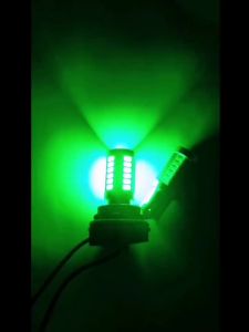 2Pcs Green 1156 BA15S 1157 BAY15D LED Auto Brake Tail Lamp Turn Signal Reverse Bulbs 5W 33SMD 5730 Fog Lights