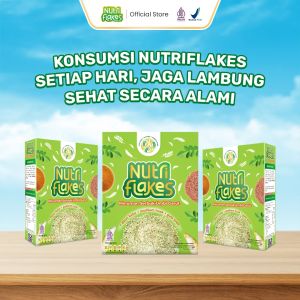 Nutriflakes Sereal Umbi Garut Asam Lambung Original 6 Box