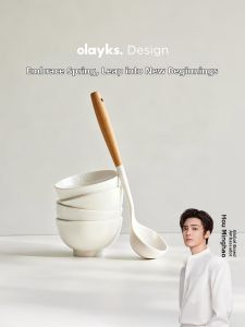 Olayks | Non-stick Heat Resistant Large Soup Spoon