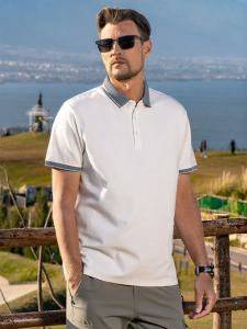 Enjeolon | Mature Stylish Business Leisure POLO Shirt Short Sleeve