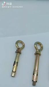 10pcs/Set Eye Dynabolt M8 X 60 Dinabolt Gantung Eye Anchor Dynabolt Eye Dinabolt