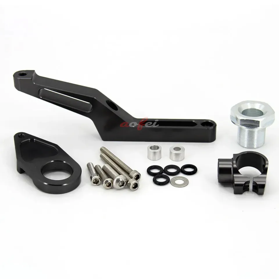 ZX-6R 2025 Motorcycle Steering Damper Stabilizer & Bracket Mount