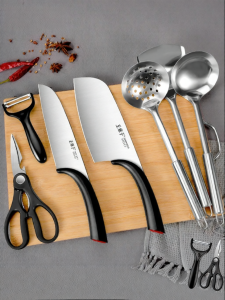 WANGMAZI | Sharp Kitchen Knife Set and Cutting Board Combo