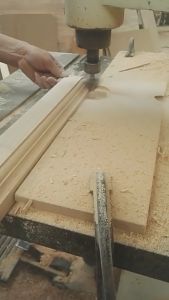 1/2 Mata Router Profil Kayu Mata Profil Sloting Bit Bahan Karbida Yang Disemen