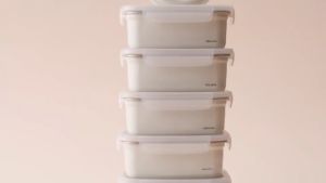 Hộp đựng thực phẩm trữ đông inox 304 Edelkochen Edellock Collection – Màu Sand Beige