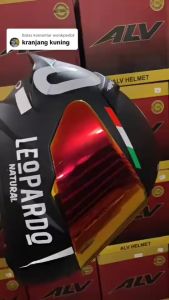 Helm TT Course MLA Solid Motif Full Face Kekinian Terbaru Paket Ganteng