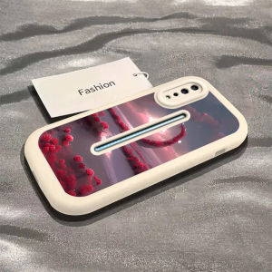Iqoo Phone Case Silicone Frosted Full Cover Cute Cartoon Moon Ocean Design Anti-Fall Protection for Iqoo Vivo Mobile Phones