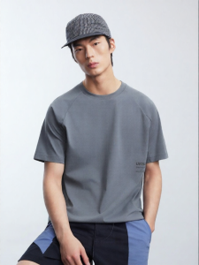 Jack Jones | Cooling Reflective Letter Ice Silk Solid Color Outdoor Mens T-Shirt