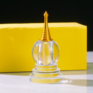 HOUZISHAN | Transparent Hollow Buddha Altar Decoration