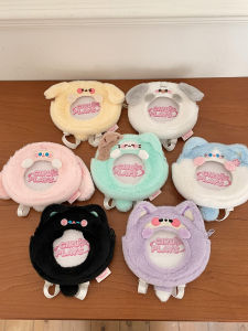 Young Adult Play Heart Original Animal Bar Package Pendant Cute Stuffed Mini Cartoon Backpack round Badge Protective Cover Pendant