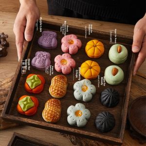 Chinese Wedding Cake Display Stand Sweet Dessert Decorative Plate Creative Dim Sum Mini Ornament Full Set Palace Style