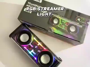 V8 Bluetooth Speaker TWS Transparent Speaker TF Card Multiple RGB Light Modes Outdoor Subwoofer Wireless Audio 360 Stereo Surround Sound Long Endurance