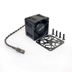 RC Motor Fan 4028 25000RPM Fast Cooling Fan with Cover for ARRMA Traxxas 1/5 1/6 1/7 1/8 RC Car 4292 4282 4274 4985 56112 Motor