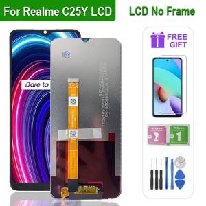 High Quality Display For OPPO Realme C25Y Screen Touch Digitizer Assembly For Realme C25Y LCD RMX3265 Display Replacement Parts