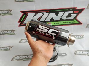 knalpot sc project karbon ninja fi cbr 150 r cb 150 r new ninja mono cbr 250 rr cbr 250 mono mt 25 yamaha r25 dll