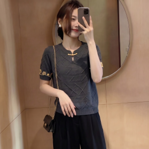 AIYITI | Chinese Style Embroidered T-Shirt