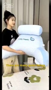 สามเหลี่ยมเบาะข้างเตียงการ์ตูนโซฟาหมอนกำมะหยี่กลับนุ่มพนักพิงขนาดใหญ่ห้องนอนทาทามิเบย์หน้าต่างเตียงเก้าอี้เอวหมอน