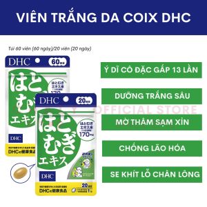 Viên uống trắng da DHC Coix Adlay Extract Supplement Nhật Bản