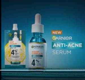 Garnier 2% Anti Acne Salicylic Acid 3-in-1 Facial Cleanser (100ml) w/ Vitamin C Niacinamide AHA - Skincare for pimple open pores acne prone skin