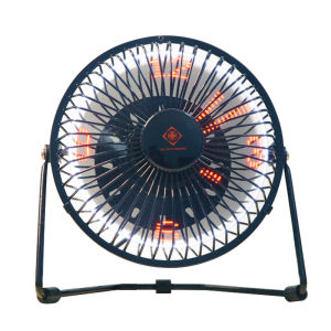 Quiet USB Mini Fan Iron Art Desktop Fan for Office Computer Student Dormitory Small Size Portable Electric Fan