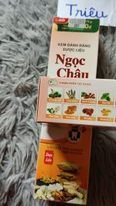 Kem đánh răng dược liệu ngọc châu truyền thống giúp bảo vệ lợithanh nhiệtgiảm ê buốtngừa chảy máu chân răng tuyp 170gram