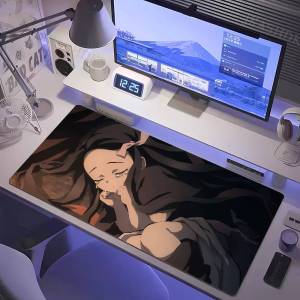 Bandai | Demon Slayer Upper Moon Anime Gaming Mouse Pad Large Rubber Keyboard Desk Mat With 2MM Stitched Edge Design