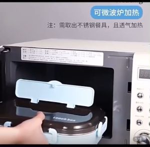 【COD Local】304 Stainless Steel Lunch Box With Soup Bowl Leak-Proof Bento Lunch Box Dinnerware Set Microwave Adult Student Food Container Lunch Box For Kids Adult