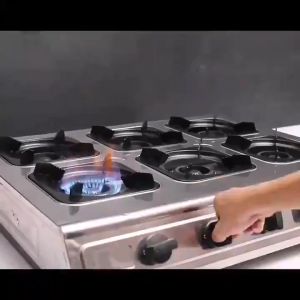 XINHONG Commercial Pot Stove Gas Stove 468 Heads Natural liquefied Gas Casserole Range With Flame out protection Gas Low Pressure