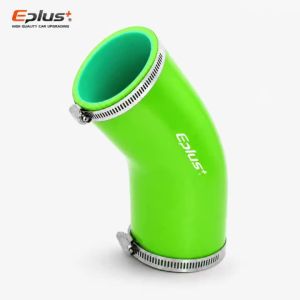 Ống Silicon Xanh Đa Năng Với 45 Độ Ống Nối Cho Xe Hơi Turbo Intercooler Silica Gel Kết Nối Có Kẹp