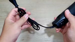 Máy khò nhiệt cầm tay mini 220V 300W thổi hơi nóng 200 độ - Dụng cụ DIY handmade khò co nhiệt tem cao su bột hàn