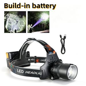 2026 New 870000000LM IR Sensor LED Headlamp 5000M Long Shot Zoomable USB Rechargeable Digital Display Waterproof Head Torch