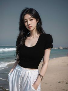 สลิมฟิต เสื้อยืดแขนสั้นไม่สมมาตร ผู้หญิง สไตล์ ฤดูร้อน ดีไซน์ Sensation เฉพาะกลุ่ม หลากหลาย เสื้อท่อนบน Pure Desire ลดน้ําหนัก