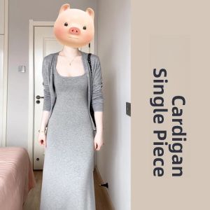 ZHENMANZI | French Style Fall Dress