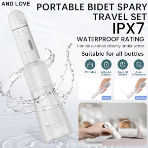 ANDLOVE Automatic Electric Portable Bidet spray set Travel 24-hour battery life Toilet portable bidet Postpartum Essentials Bidet spray head Portable bidet for travel prevent hemorrhoids