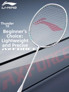 Bộ vợt cầu lông Li-Ning Thunder 10 làm từ sợi carbon bền chắc