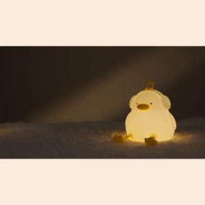 Lampu Tidur Anak LED Happy Duck Silicon Lampu Malam Hiasan Night Lamp