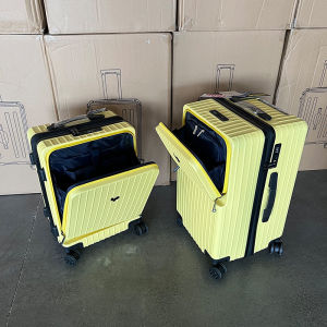 Túi Du Lịch 20 Inch Có Khóa Kéo Trước Bánh Xe Đa Năng Dung Tích Lớn Chống Mài Mòn Kiểu Thể Thao Túi Du Lịch PC