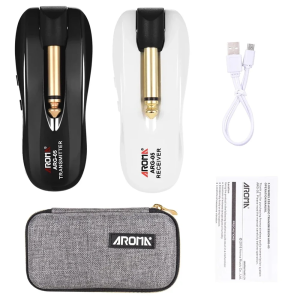 Aroma | AROMA 5.8GHz Guitar Wireless System Audio Transmission ARG-05 with Transmitter Receiver Rechargeable Battery For Guitars Bass