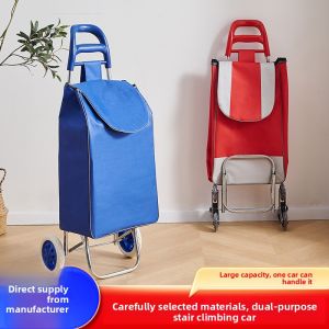 MENGMIAN | Foldable Portable Stair Climbing Shopping Cart