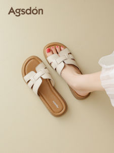 Flat Bottom Sandals Womens 2025 New Summer Outdoor Wear Beautiful with Skirts Beach Slippers Super Stylish Trendy Slip-On