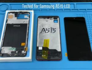 AMOLED A51 Display With Frame for Samsung A51 A515 A515F A515W Lcd Display Touch Screen Digitizer Replacement