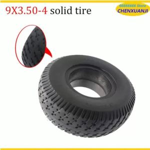 9X3.50-4 Solid Tires 9 Inches Explosion-Proof Suitable for Electric Tricycles Mobile Scooter Tires